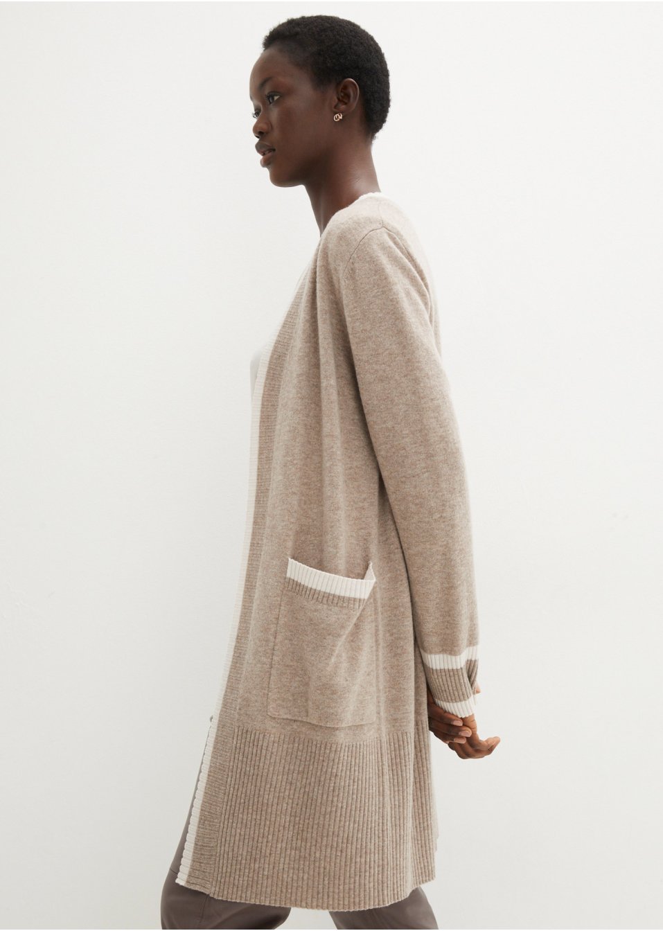 Gilet en laine avec teneur en Good Cashmere Standard®