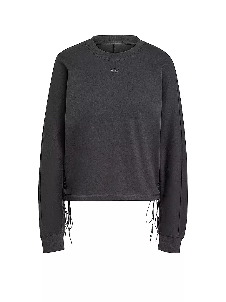 ADIDAS ORIGINALS Sweater RUCHED  schwarz