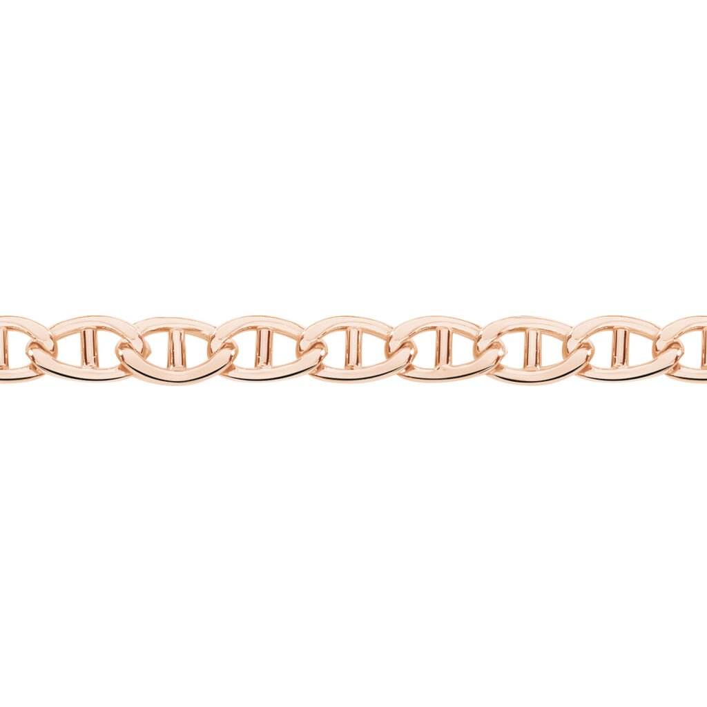Chaîne Capucin Maille Marine Plate Or Rose