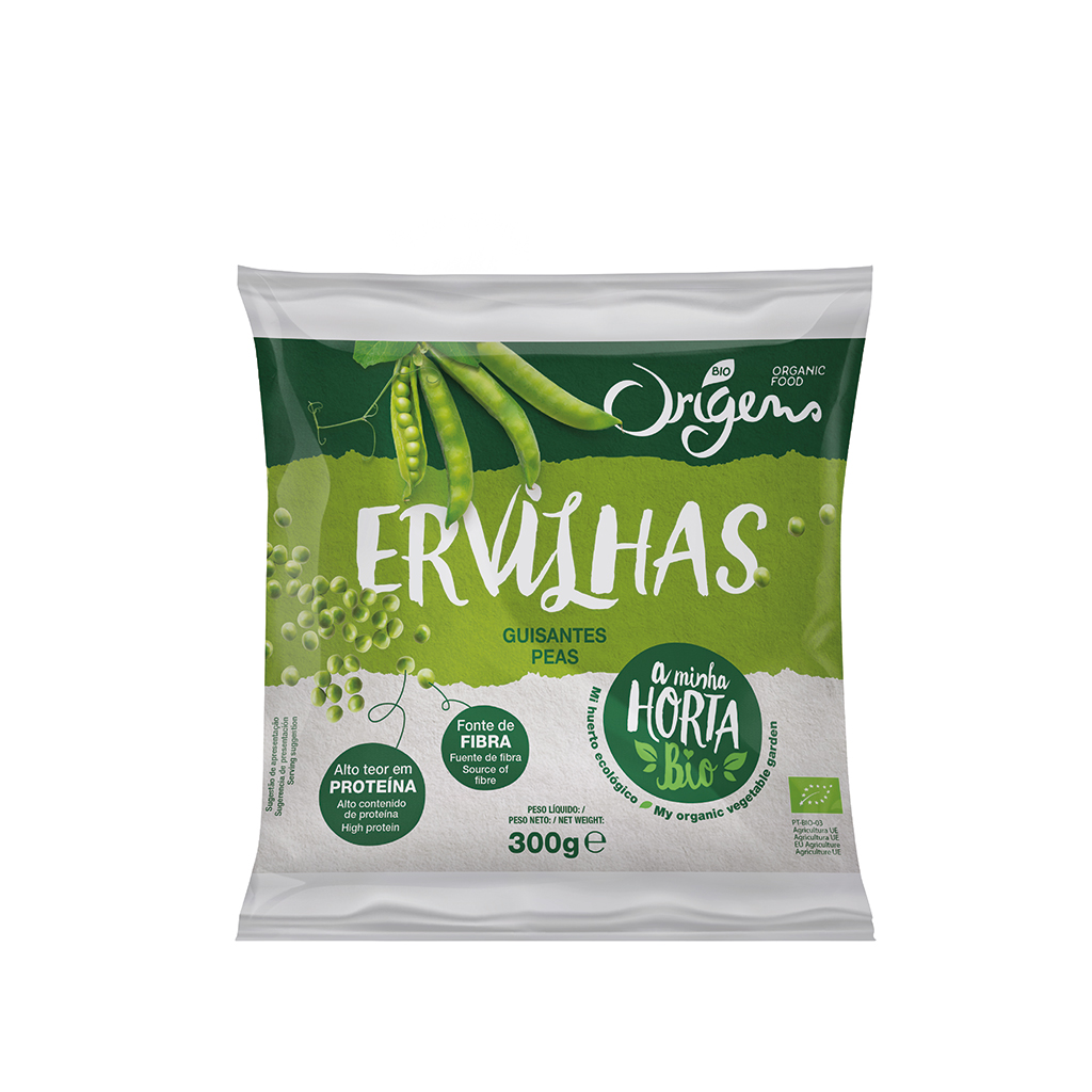 ERVILHAS ORIGENS BIO CONGELADAS 300G