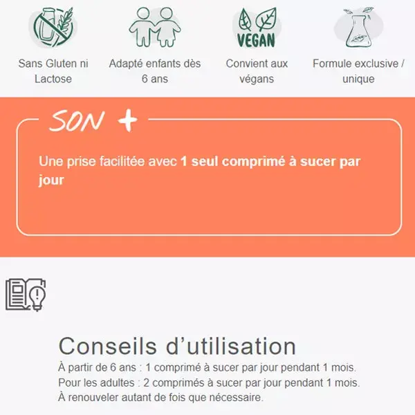 Nutreov Physcience Magné Control Junior Laranja 30 comprimidos