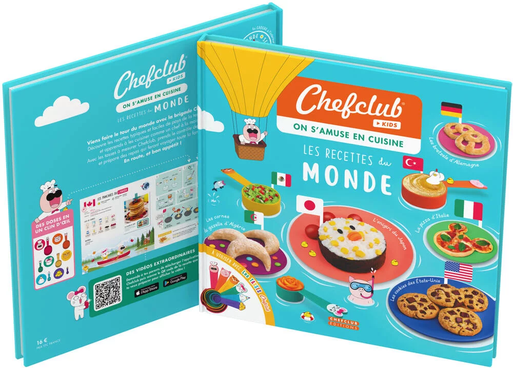 CHEFCLUB - LIVRE KIDS RECETTES DU MONDE
