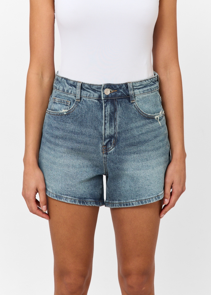 Classic short navy blauw