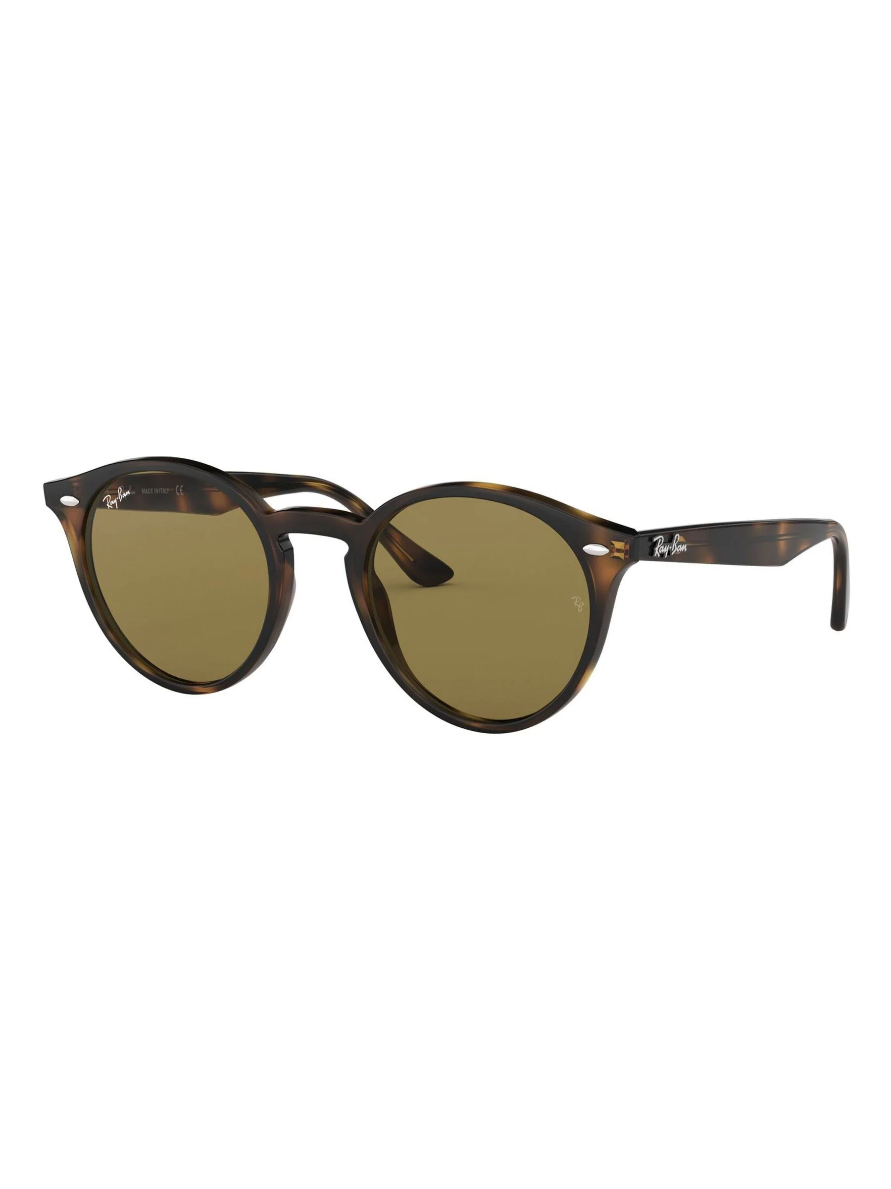 Tortoise bruin - Ray-Ban Classic Round Sunglasses