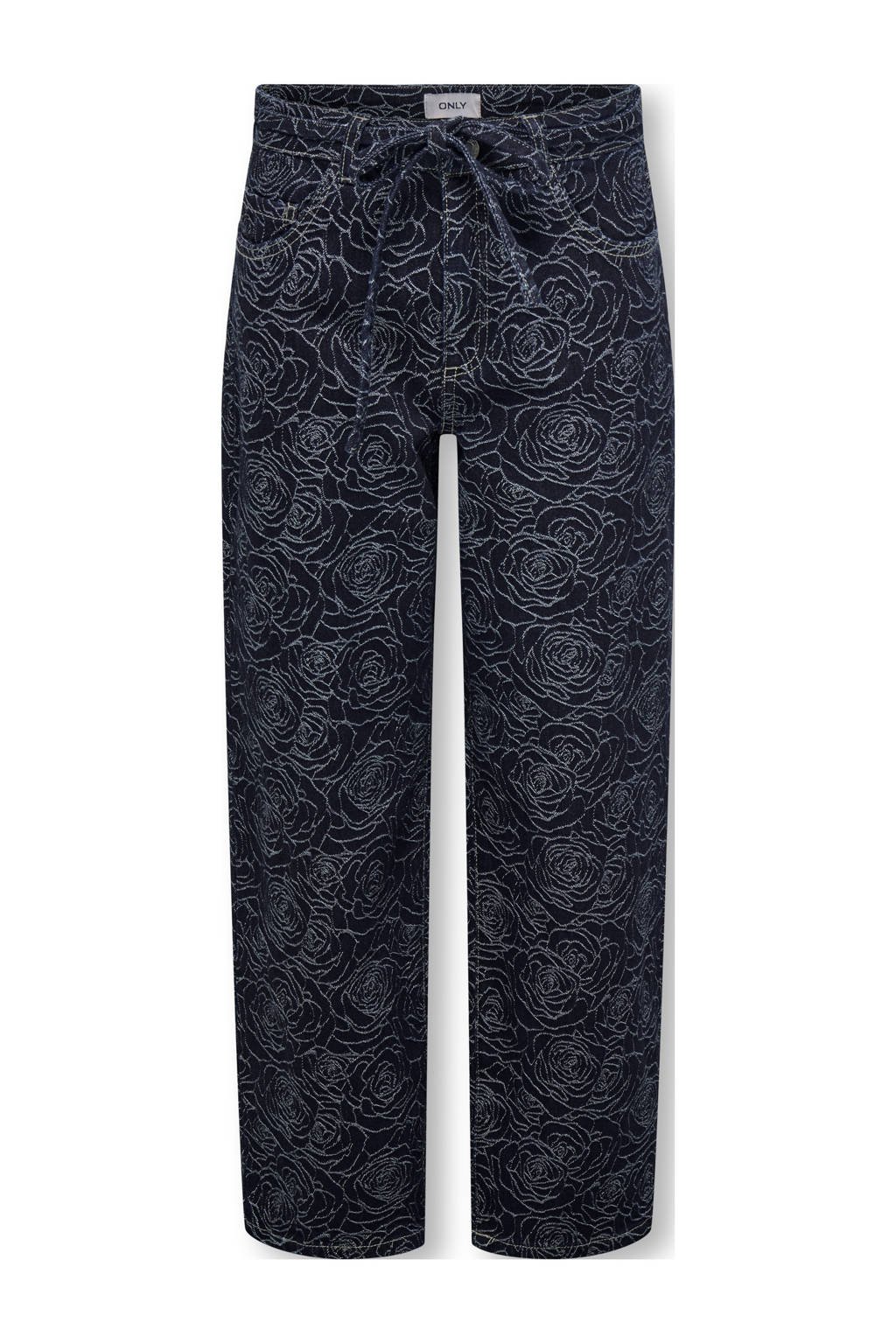KIDS ONLY GIRL straight leg jeans dark blue denim
