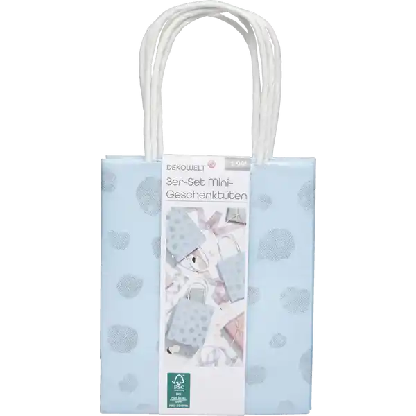 3er-Set Mini Geschenktüten