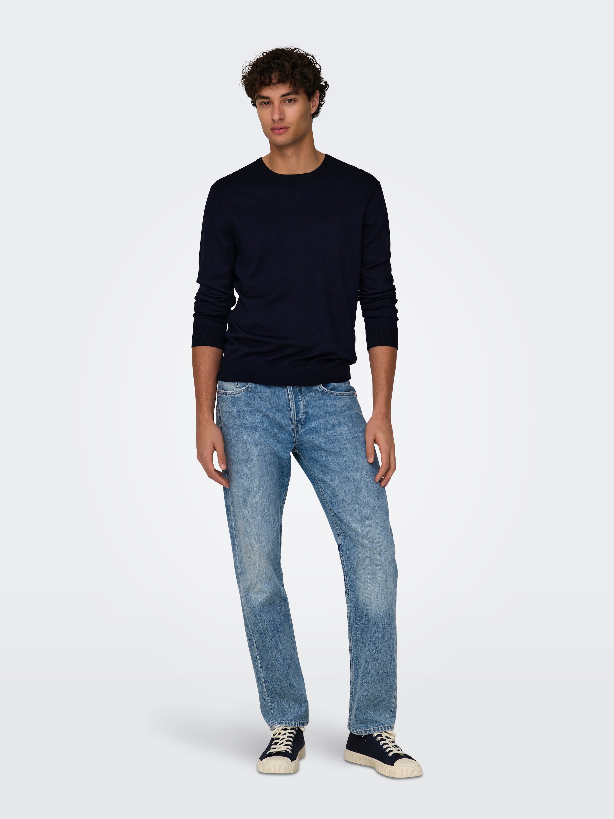 ONLY & SONS Rundhalspullover »WYLER LIFE CREW KNIT«