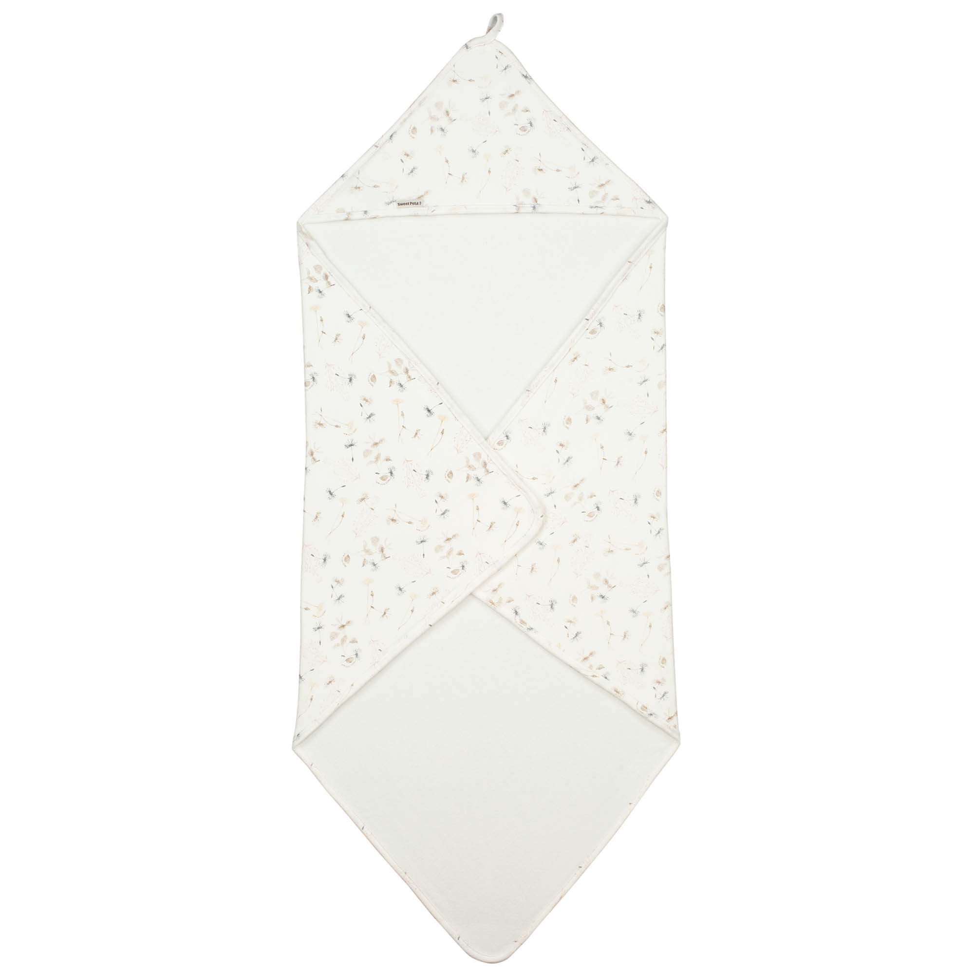 Sweet Petit Mini badcape wit