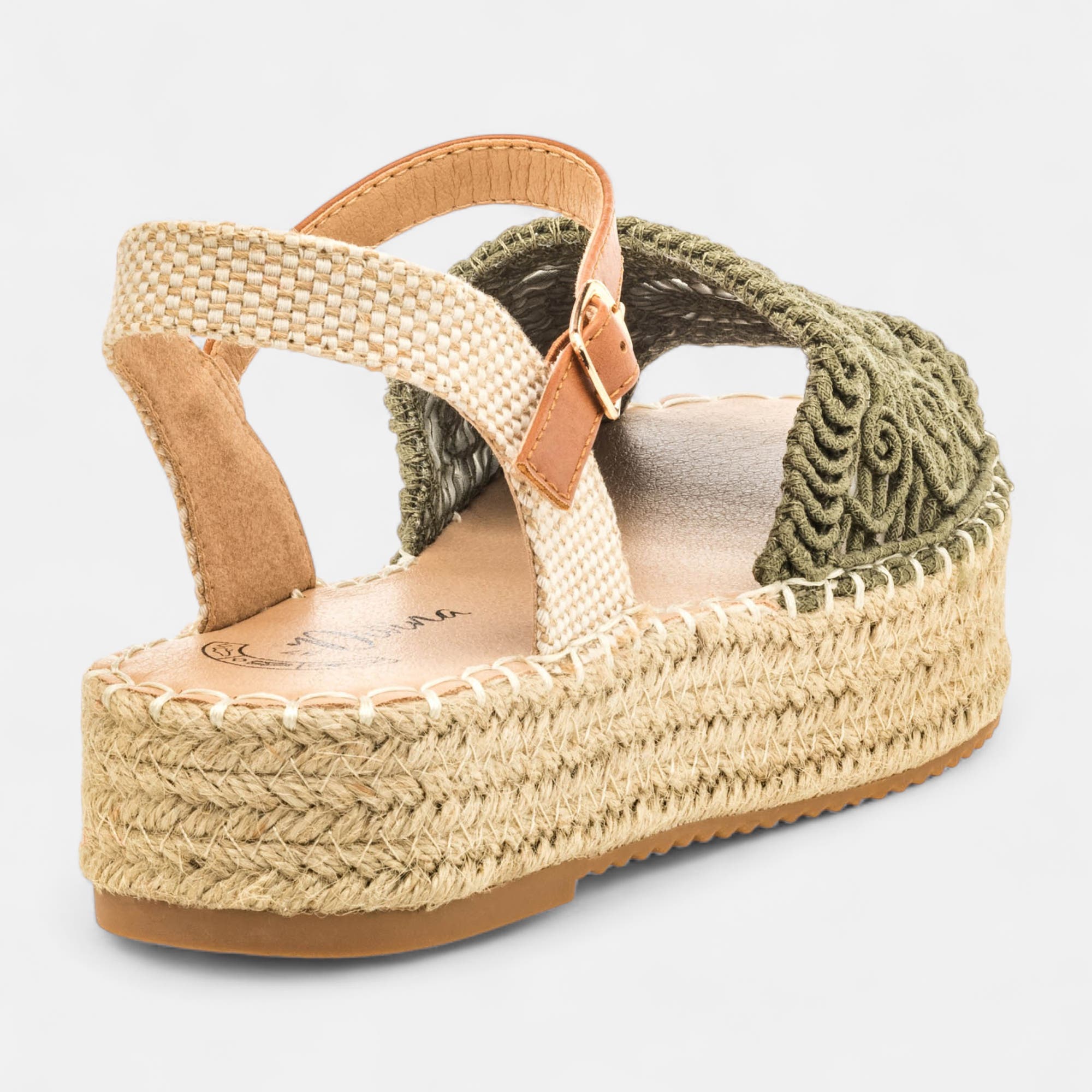 Espadrilles Femme kaki