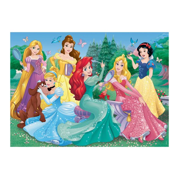 Puzzle 45 pièces - Rencontre avec les princesses