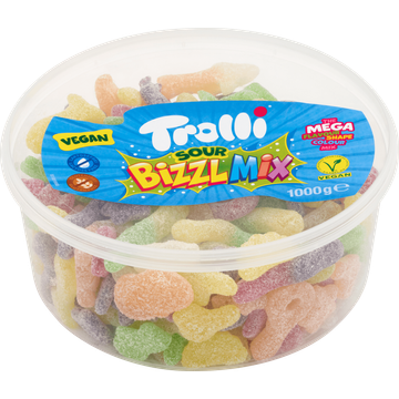 Trolli Sour Bizzl Mix Fruitgom 1000 g