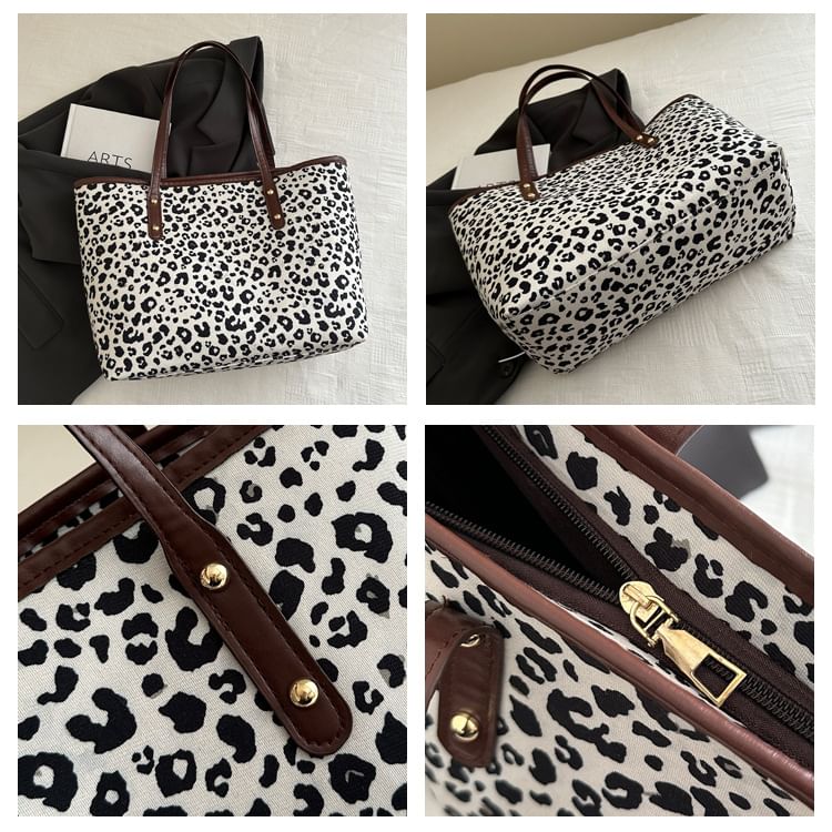 Kleevelind - Luipaardprint Tote Bag