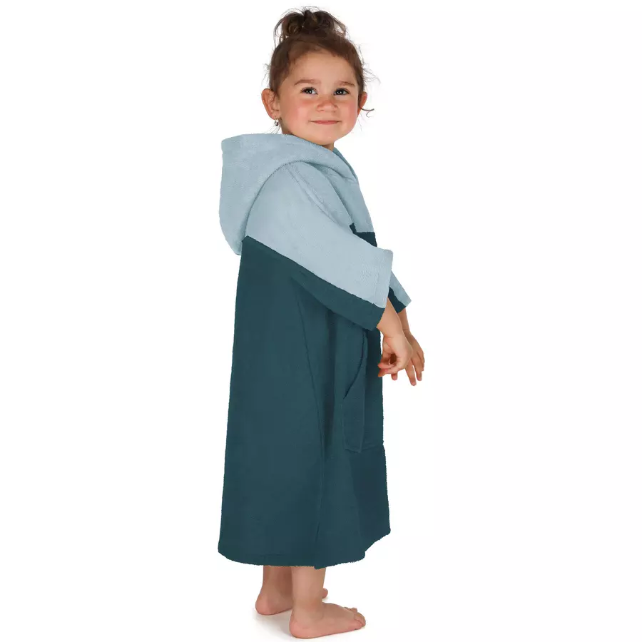 normani Kinder Badeponcho 2-5 Jahre Puwai Petrol