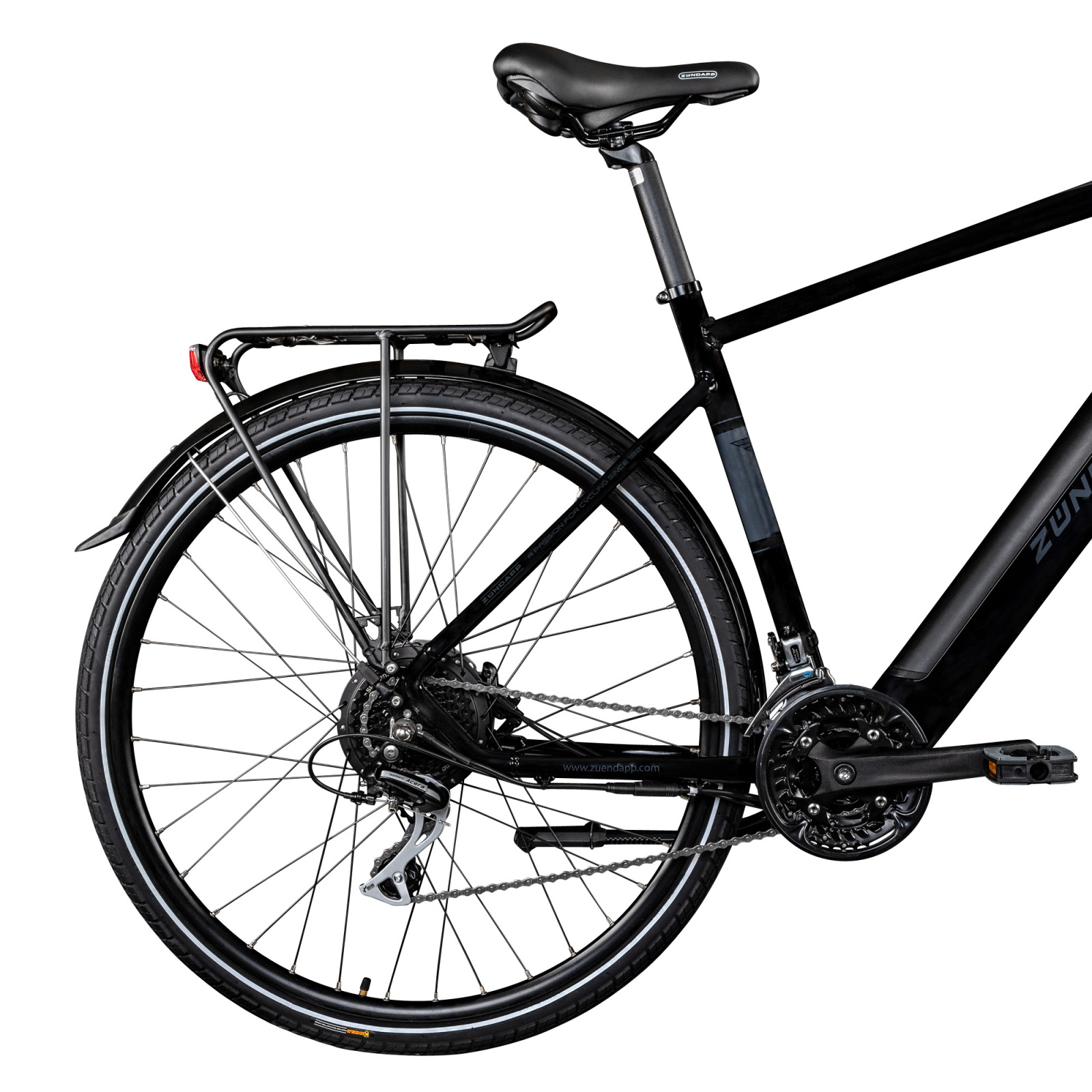 Zündapp Herren Elektro-Trekking Bike Z810 - schwarz-grau - 28 Zoll