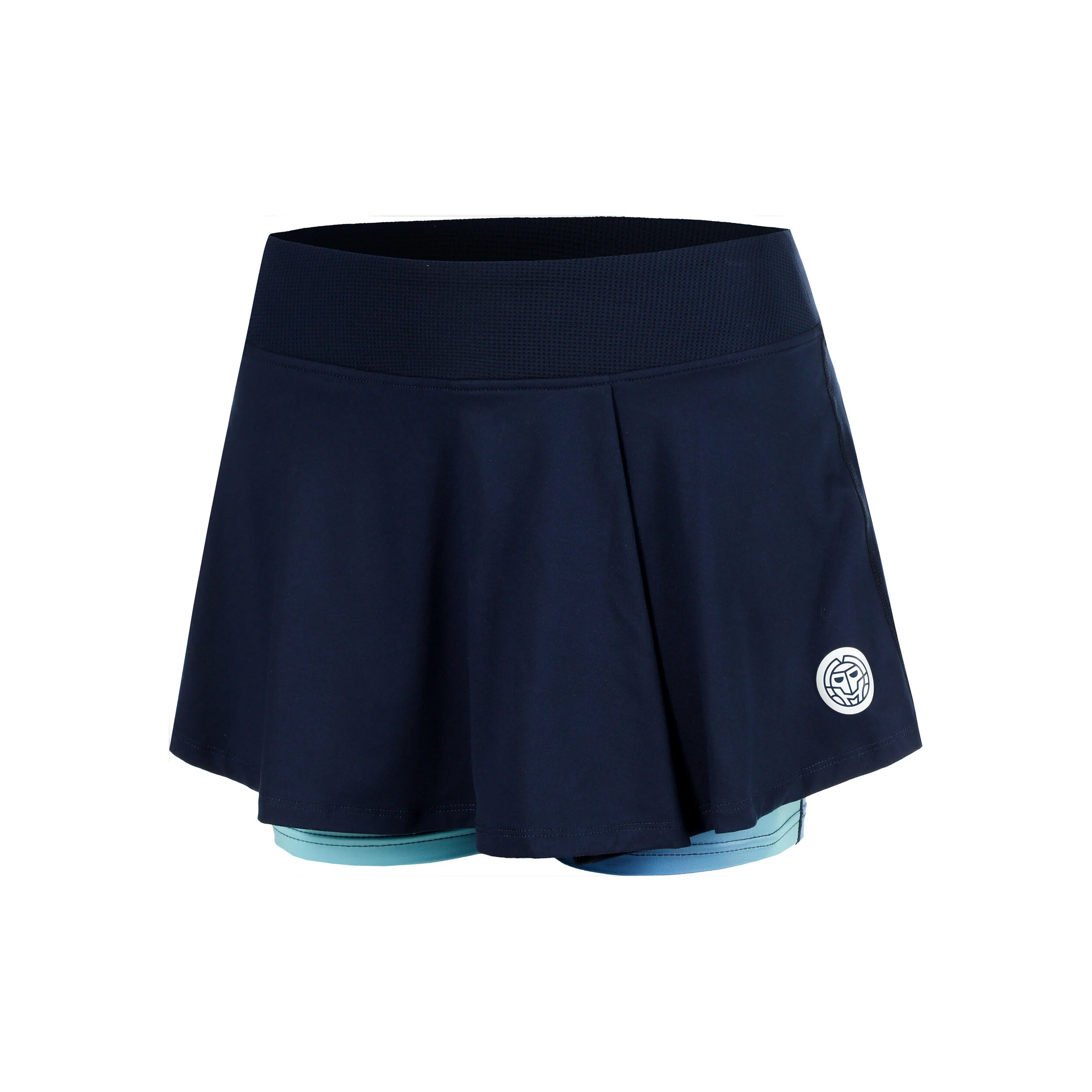 BIDI BADU Spectrum Printed Wavy Jupe Filles - Bleu Foncé , Bleu Clair
