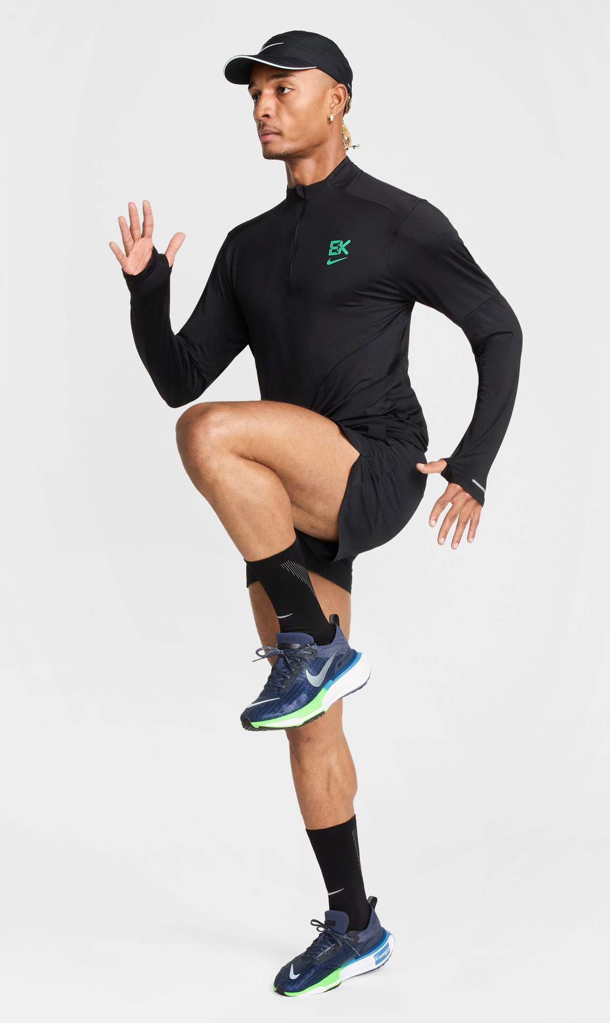 Dri-FIT Kipchoge Element Running Top Herre 010/Black/Reflective Silver
