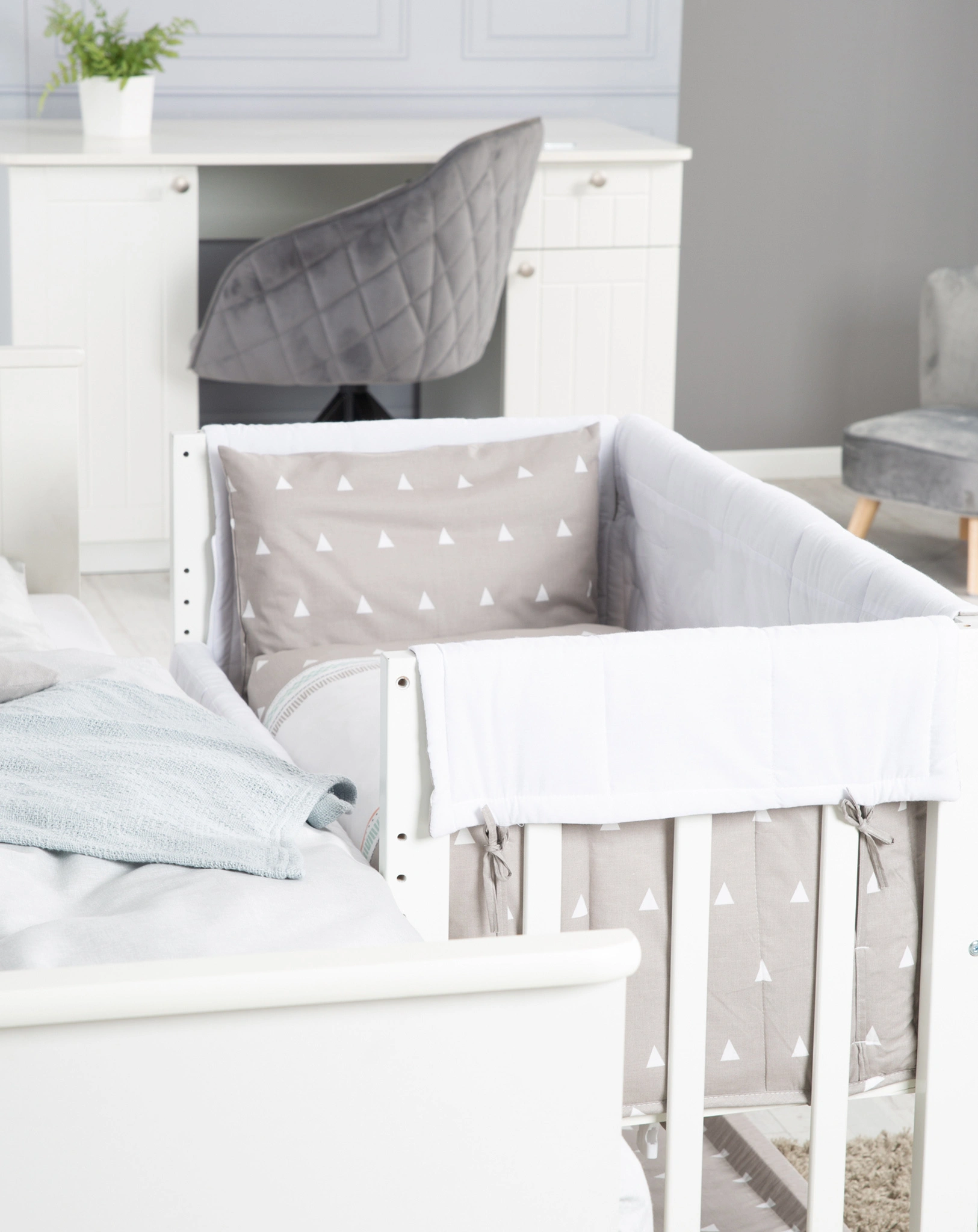 Beistellbett INDIBÄR 4in1 75 x 95 cm