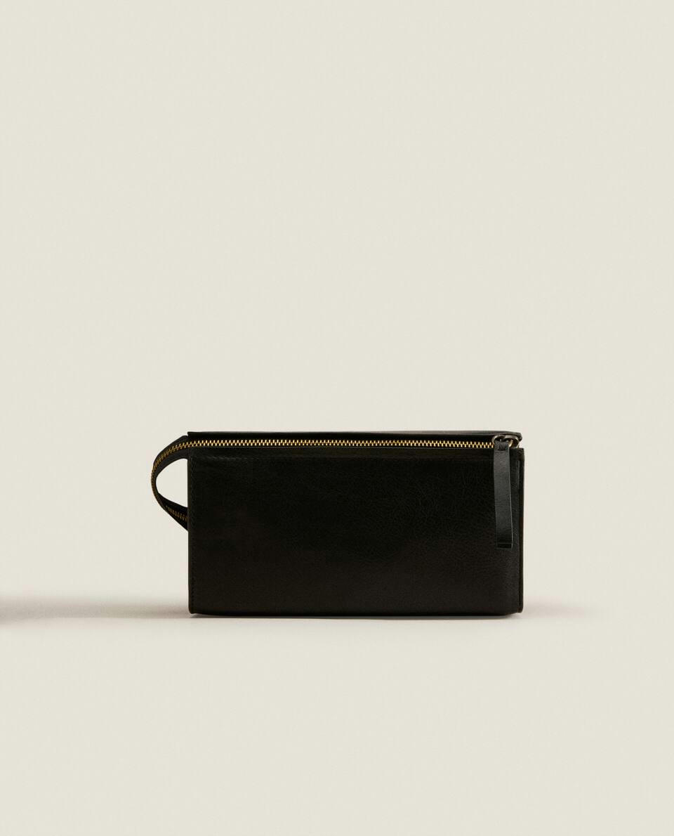NECESSAIRE DE COURO RÍGIDO