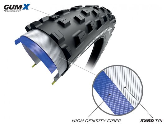 Pneu VTT Michelin Wild XC Performance Line 29'' Tubeless Ready Souple Gum-X E-Bike Ready