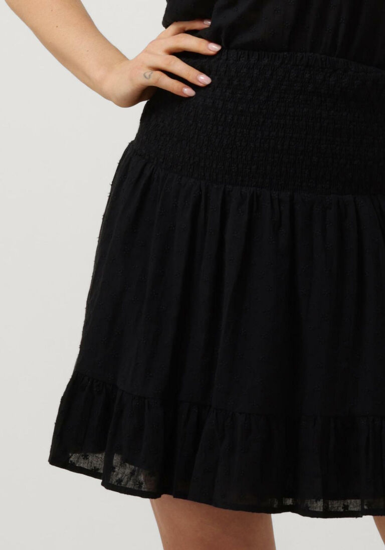 zwarte co'couture minirok nimba smock skirt