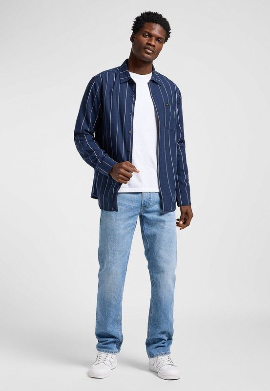 Lee - Daren - Spijkerbroek - Lichtblauw - 326-grams Denim, 20% Gerecycled Katoen