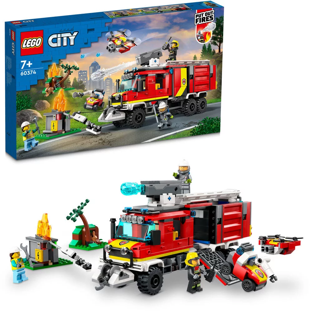 LEGO®CITY 60374 - LE CAMION D’INTERVENTION DES POMPIERS
