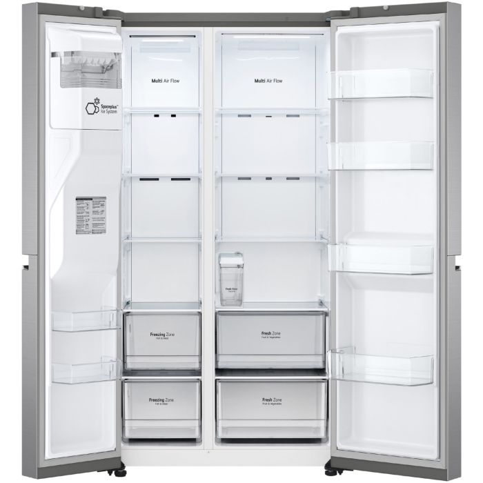 LG Side-by-Side GSLV71PZTD Platinum Silver - interner Wassertank // 70€ LG Cashback