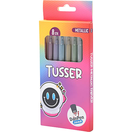 Danpen junior marker metallic 8-pak