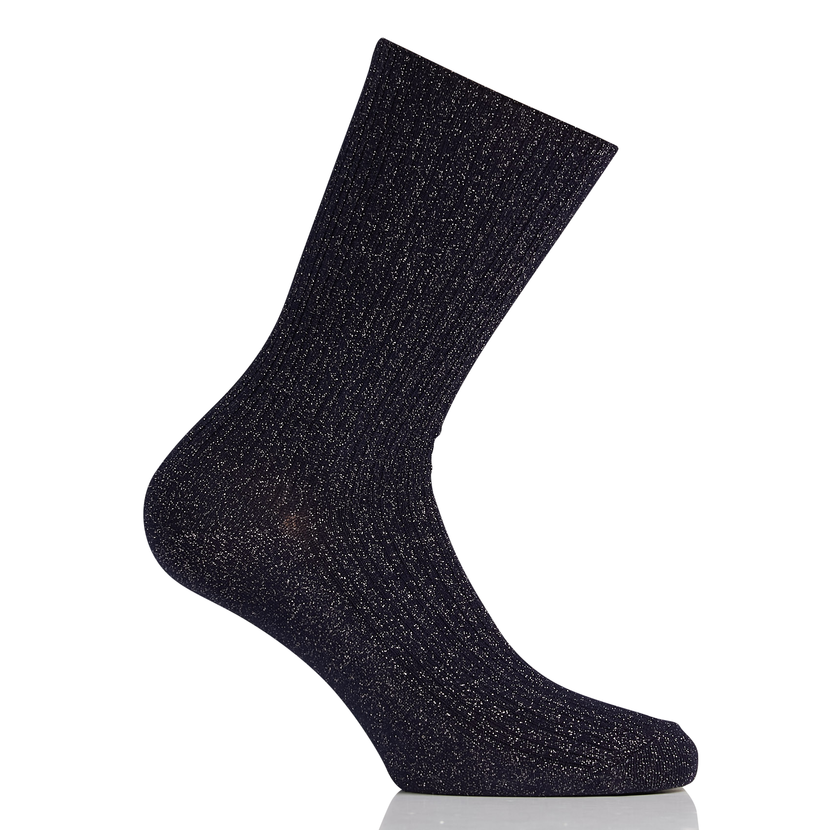 SOKINI - Chaussettes mi-hautes à côtes en coton mélangé | Violet