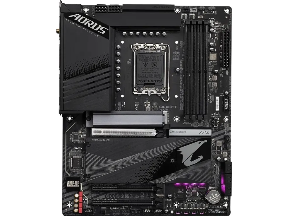 Gigabyte - Bundkort - LGA1700 sokkel - Z790 Chipset - onboard grafik (CPU påkrævet) - HD Audio (8-kanaler)