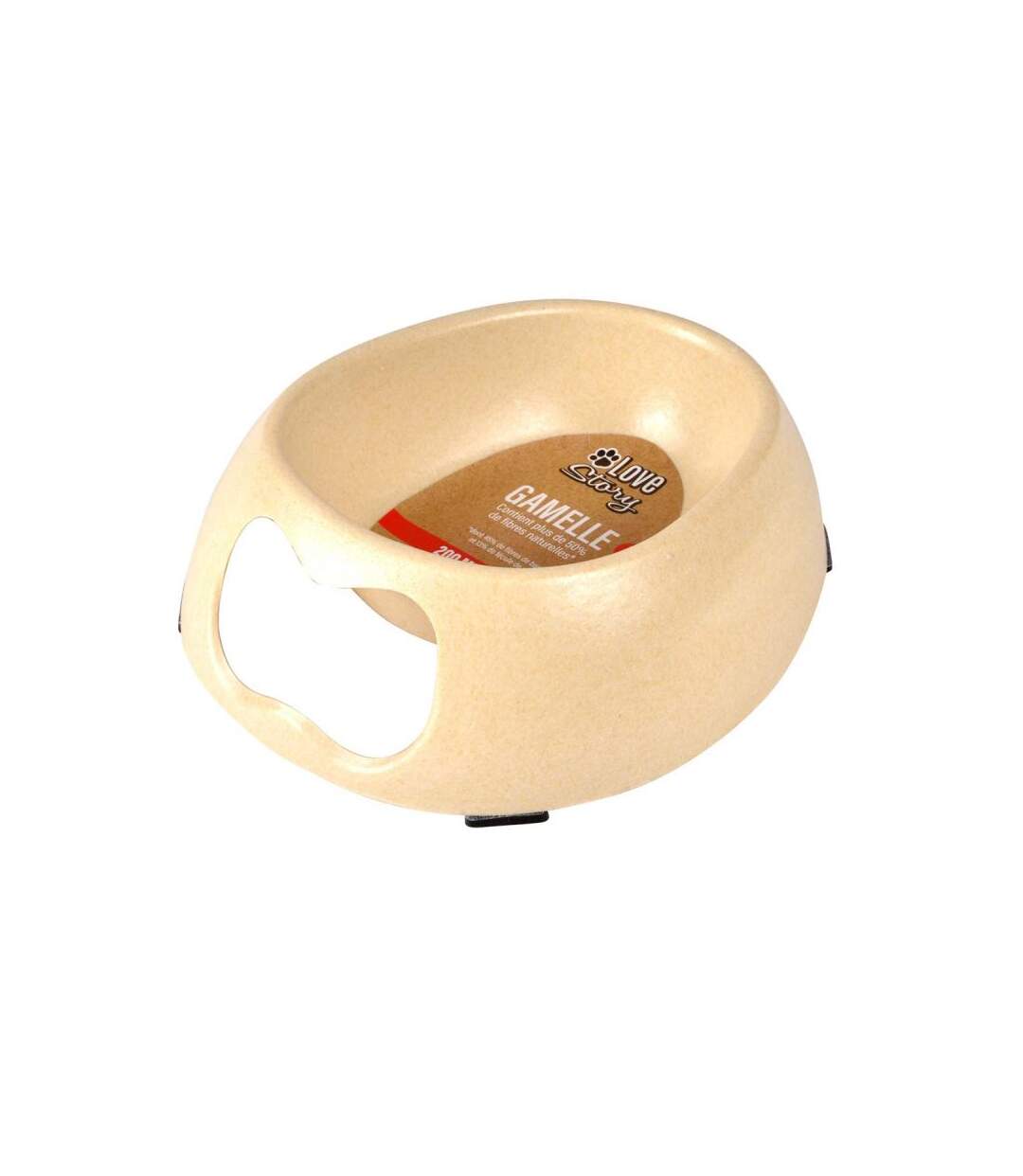 Paris Prix - Gamelle Pour Chien & Chat bambou 16cm Naturel