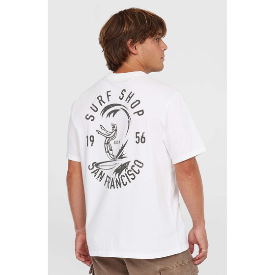 O'Neill O'Riginals Surf Shop T-Shirt Snow White Herren SU25