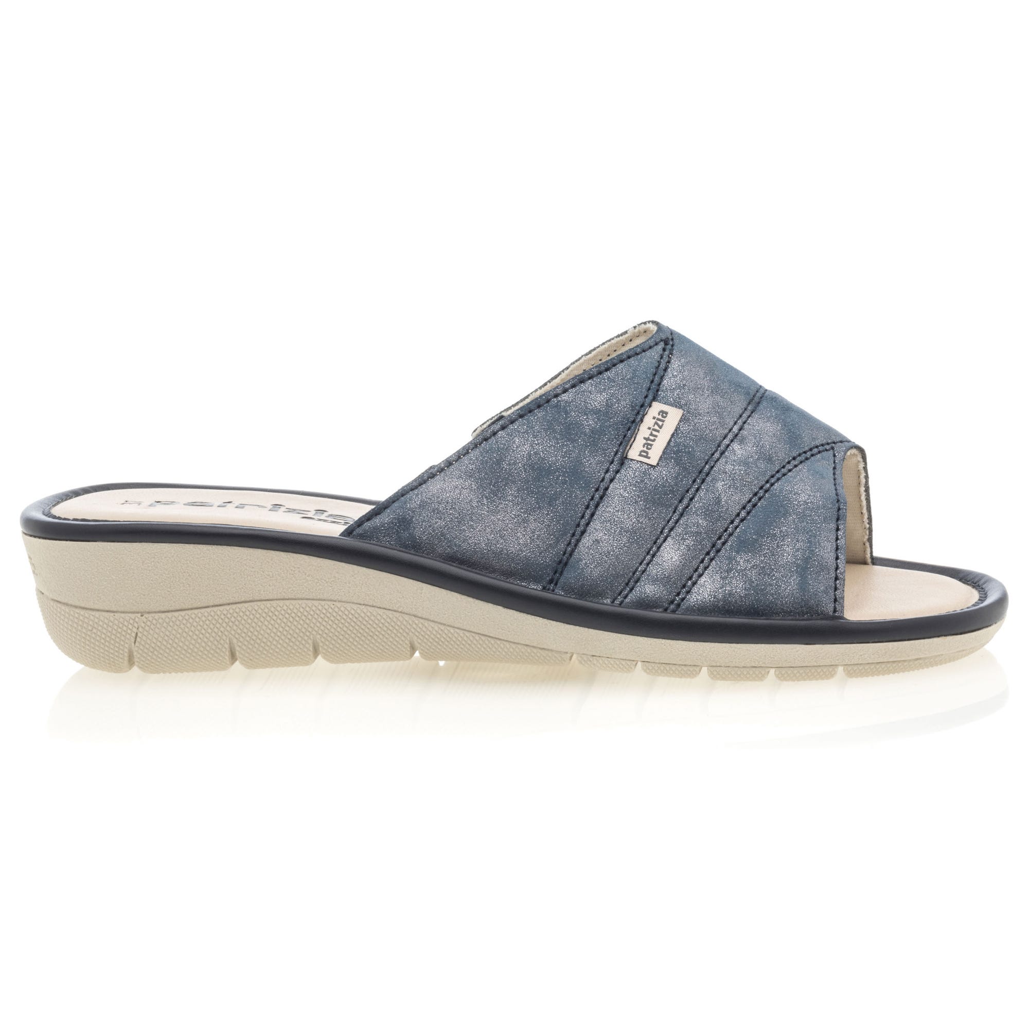 Pantoufles mules Femme bleu