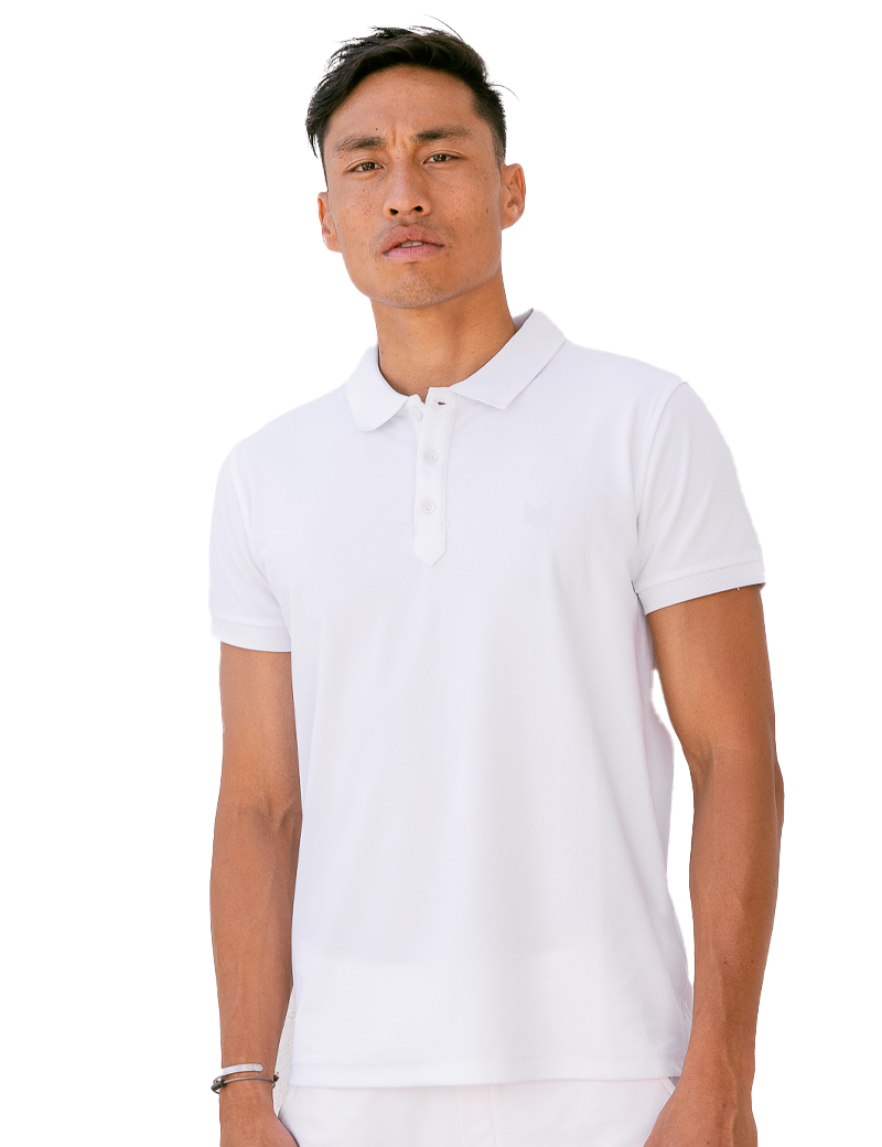 HBT POLO HOMME  ÉPONGE ROCK BLANC