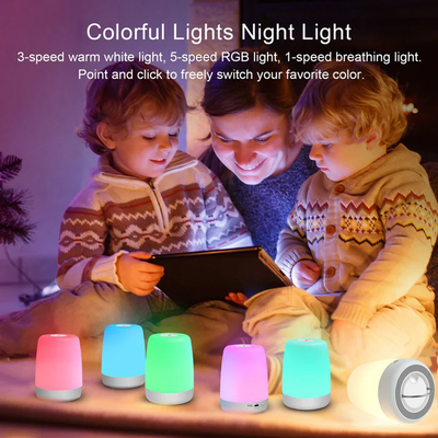 Lippa Colorful Touch Nattlampe Timer, Hvit