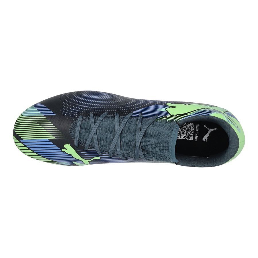 PUMA Future 7 Play FG/AG Lights Out - Gray Skies/Violet/Fizzy Apple/Blanc