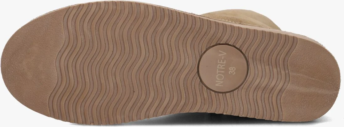 NOTRE-V taupe notre-v vachtlaarzen 2204-02