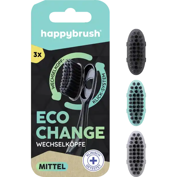 3er Pack Eco Change Wechselköpfe Mittel