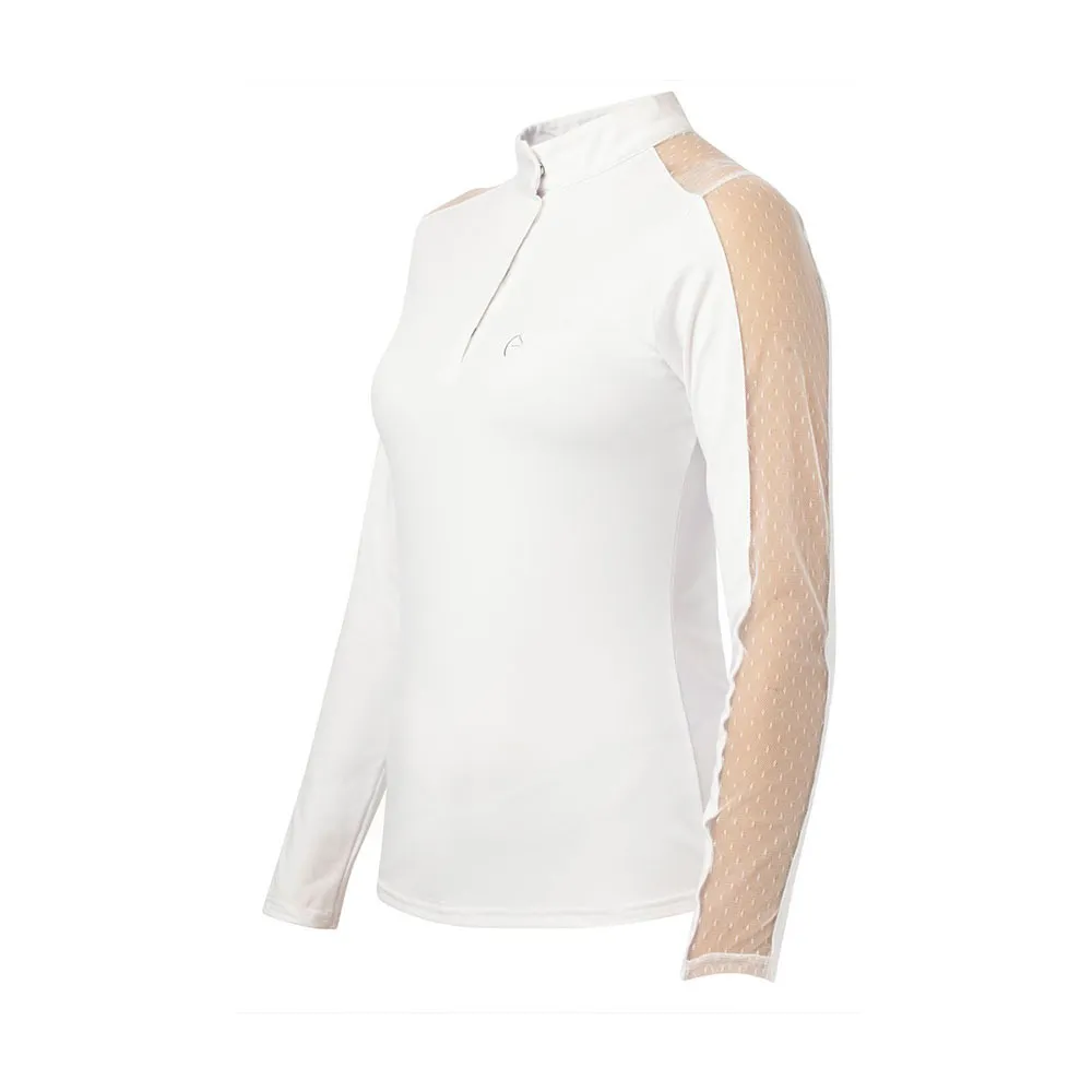 Equitheme PEKIN - Polo Femme blanc