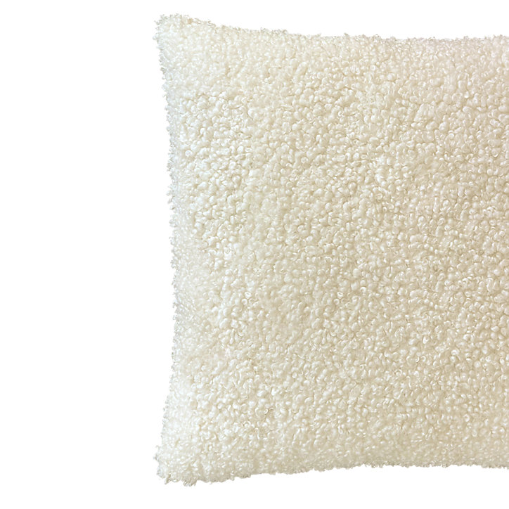 Coussin Kanosh GoodHome beige naturel L.45 x l.45 x ep.80 cm
