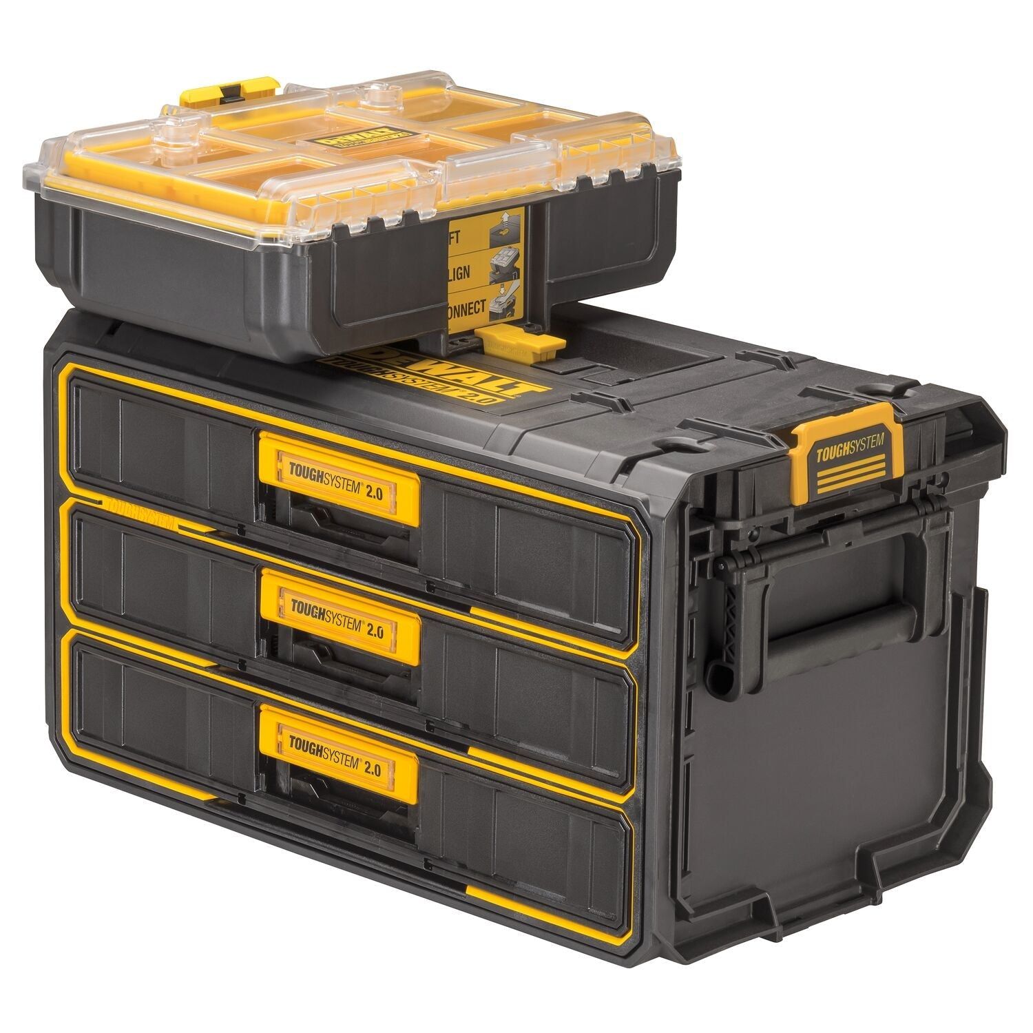 DeWALT DWST08330-1 ToughSystem 2.0 koffer met 3 lades