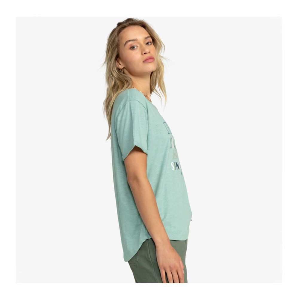 Roxy OCEAN AFTER - Tee-shirt Femme blue surf