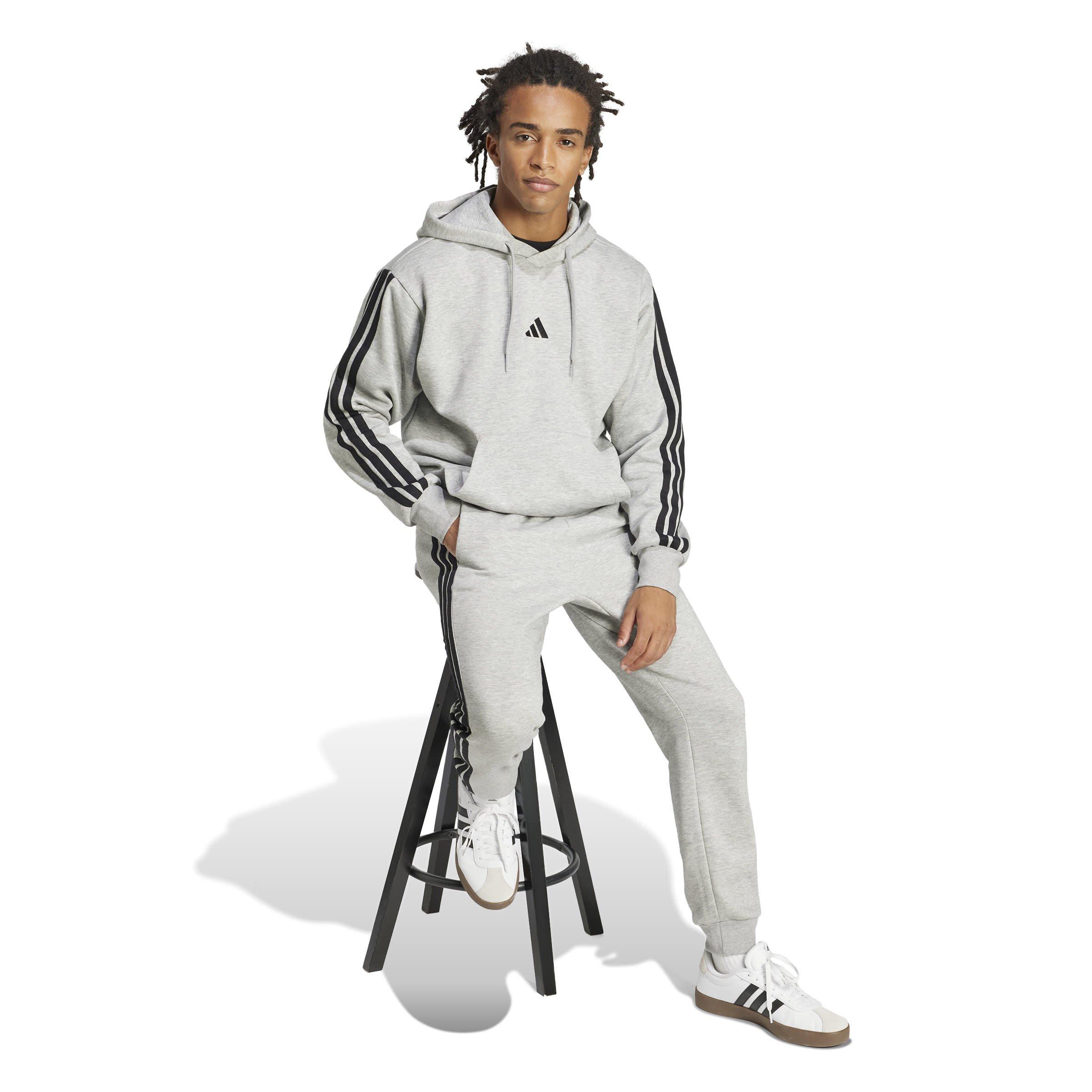 adidas Essentials Fleece 3-Stripes Hoodie Mens