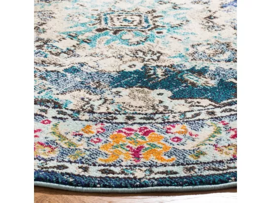 Tapis Navy & Light Blue 122 X 122 cm - Milà