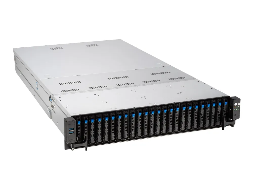 ASUS RS720A-E11-RS24U - Server - rack-monterbar - 2U - 2-vejs - uden CPU op til - RAM 0 GB - SATA - hot-swap 2.5
