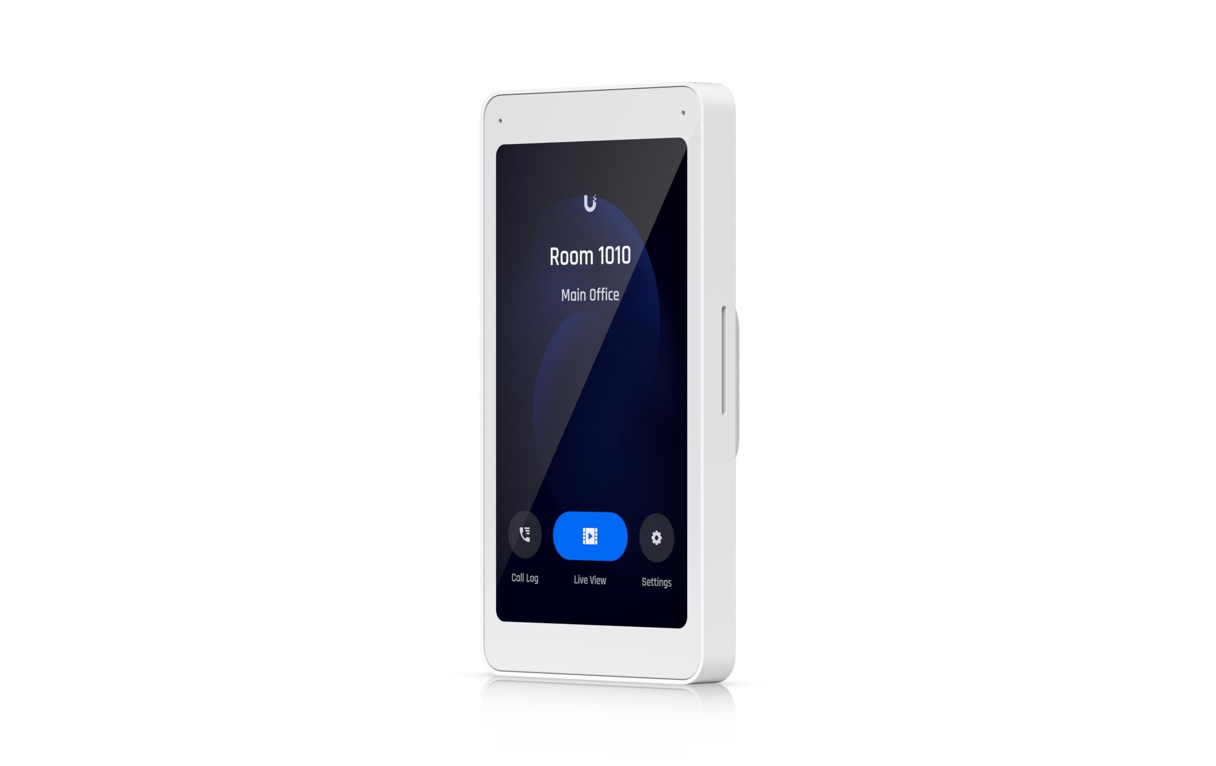 Intercom Viewer<br>Ein Display, das mit dem Access Intercom für Besucherüberwachung und Fernzugriffskontrolle gekoppelt ist und an mehreren Standorten in Ihrem Gebäude montiert werden kann