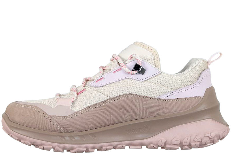 ECCO ULT-TRN W TRAVESKO I BEIGE TEKSTIL OG PU