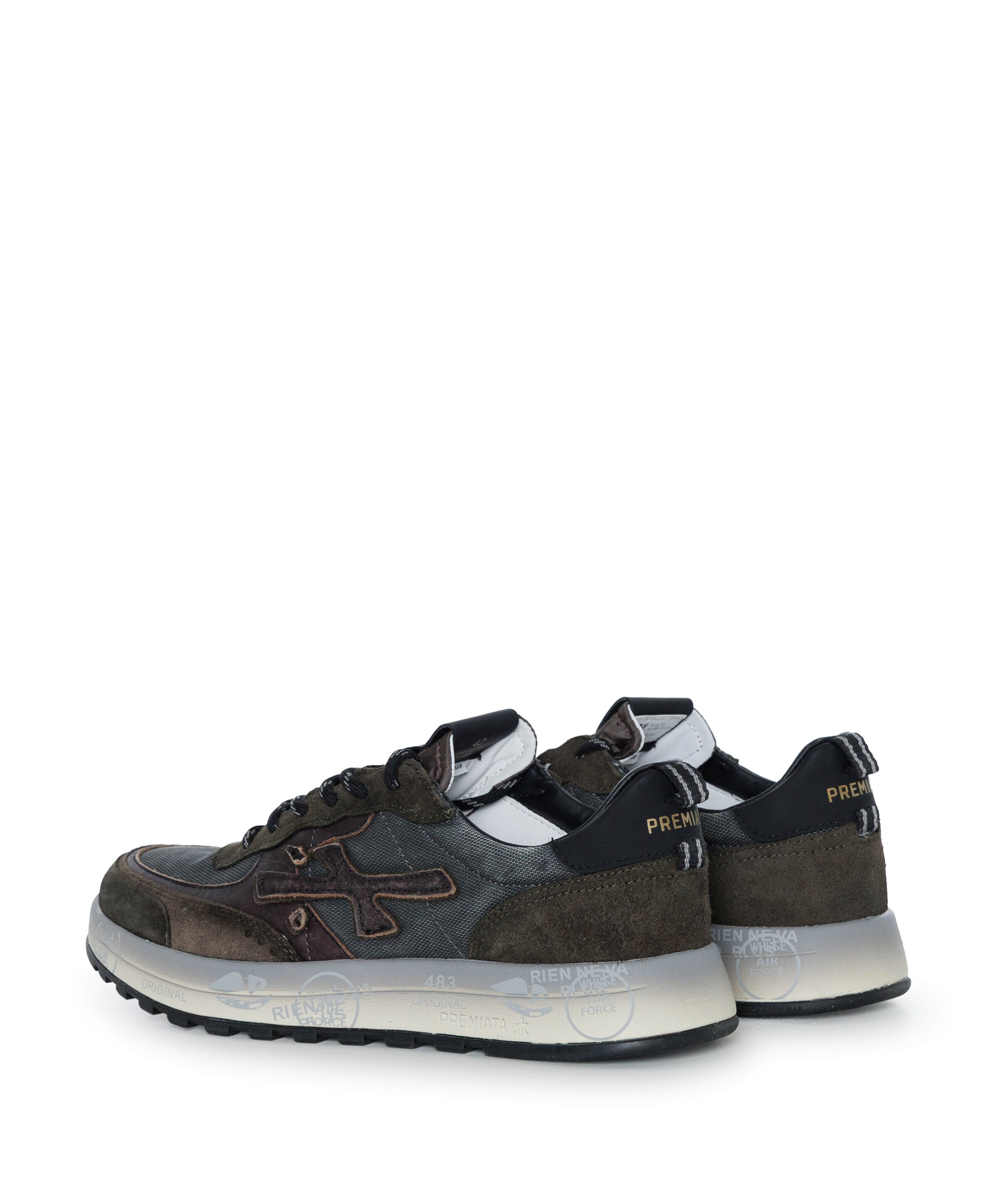 Premiata Nous heren sneakers bruin