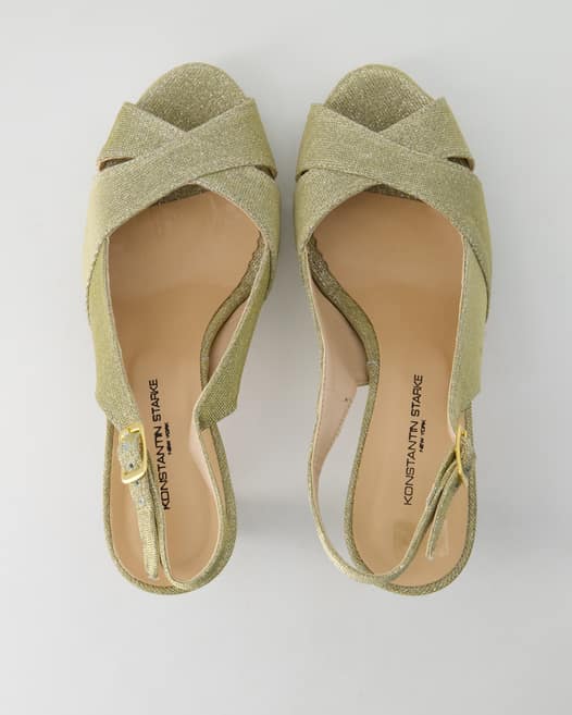 Konstantin Starke Sandale Sandalen in Gold