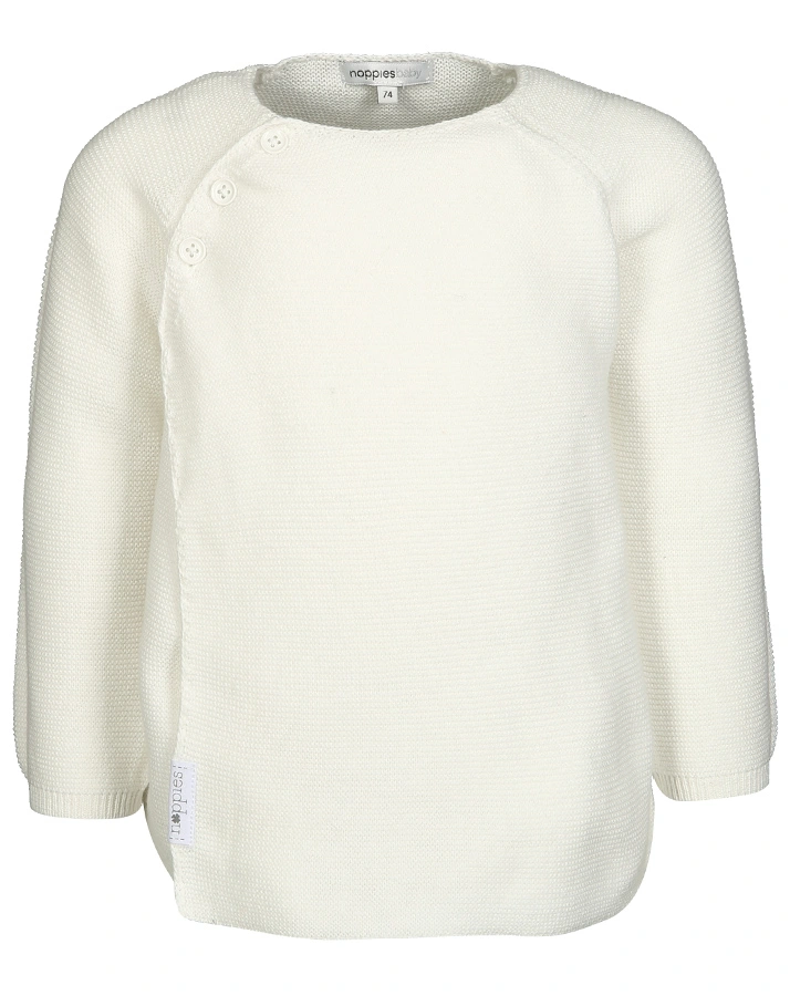 Wickel-Strickjacke PINO KNIT in weiß